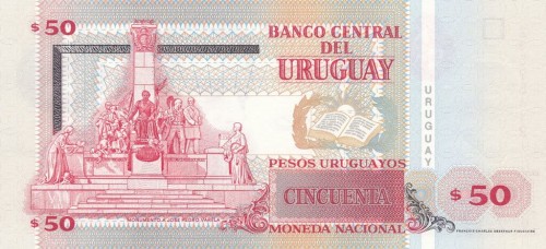 Urugwaj 50 urugayos Jose Varela 2008 P-87a