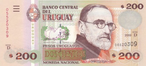Urugwaj 200 urugayos Taniec historyczny 2009 P-89b