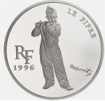 Francja 1.5 € Le Fifre 1996 22.2 g  Ag.900