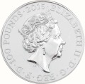 Wielka Brytania 100 f Pałac Buckingham 2015 2OZ Ag999