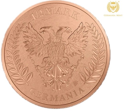 Germania 1/2 mark 2026 1/2 oz Cu