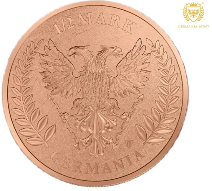Germania 1/2 mark 2026 1/2 oz Cu