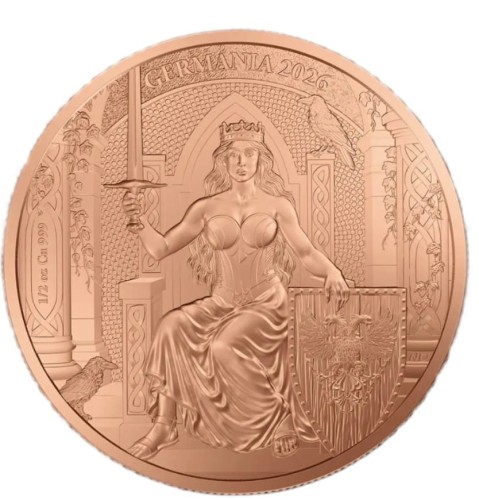 Germania 1/2 mark 2026 1/2 oz Cu
