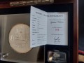 Norwegia – medal jubileuszowy Norge 1905–2005 1031,1 g Ag.999
