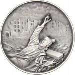 Medal 40 r. Powstania Warszawskiego 1984 39,78 g Ag.925