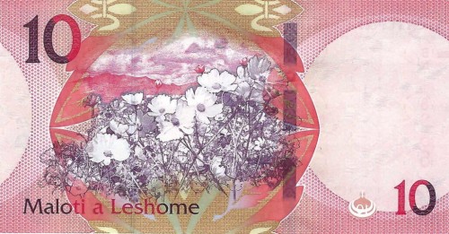 Lesotho 10 maloti Król Letsie III 2024 P-26b