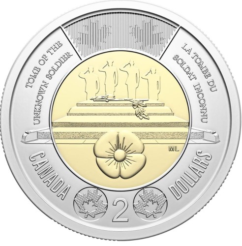 Kanada 2 $ Nieznany żołnierz 2025