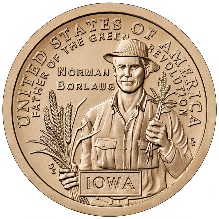 USA 1$ Innowacja Iowa NORMAN BORLAUG 2026 nr29