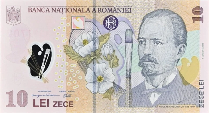 Rumunia 10 leu Nicolas Gregorescu 2025 P-119n