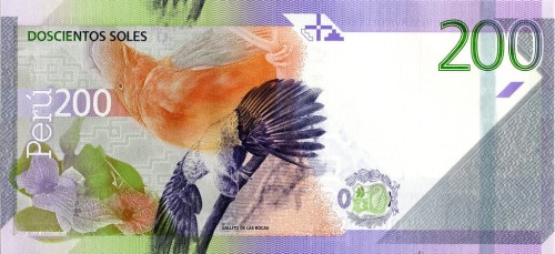 Peru 200 soles skalikurek andyjski  2021 P-200a