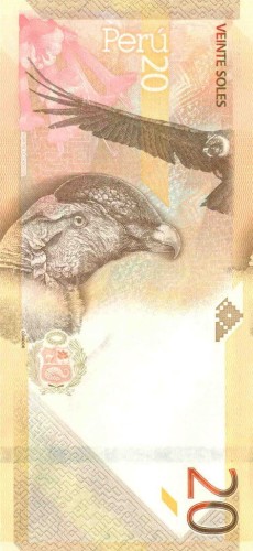 Peru 20 soles Kondor 2022 P-197b