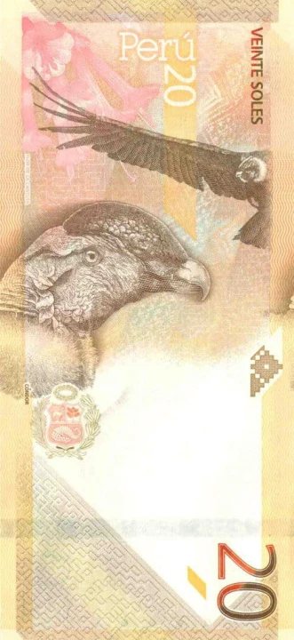 Peru 20 soles Kondor 2022 P-197b