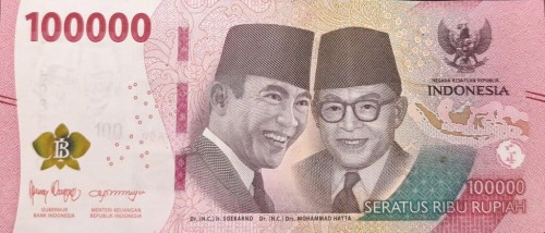 Indonezja 100 000 rupii 2025 P-168d