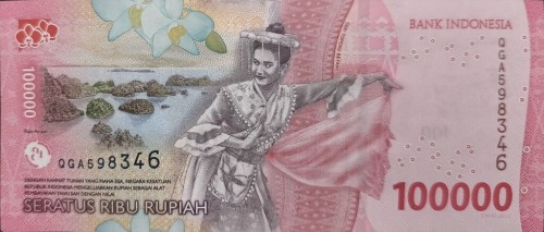 Indonezja 100 000 rupii 2025 P-168d