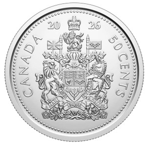 Kanada 50 c Karol III 2026