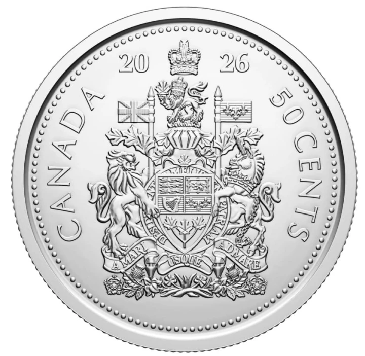 Kanada 50 c Karol III 2026