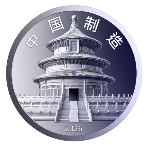 Chińska Panda 1 oz Ti.999 2026