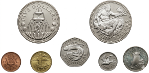 Barbados Zestaw x 7 1973 1974 1979