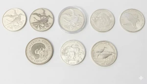 Zestaw 3 Zwierzęta x8 196.7153g Ag.1000