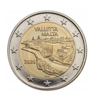 2 euro Malta Valetta 2026