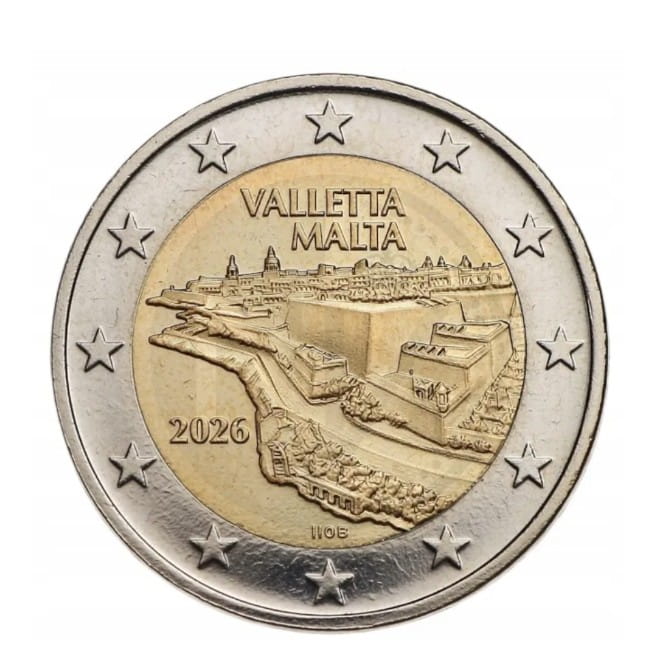 2 euro Malta Valetta 2026