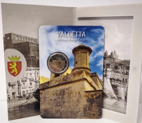 2 euro Malta Valetta 2026 coincard