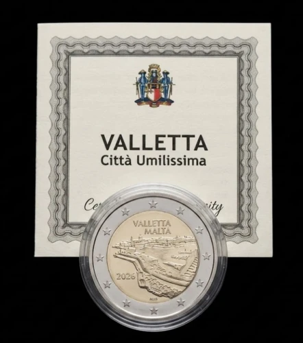 2 euro Malta Valetta 2026 proof
