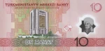 Turkmenistan 10 manat Rok pokoju 2025 P-50a