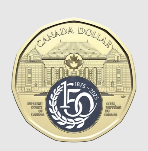 Kanada 1 $  Sąd Najwyższy 2025 kolor
