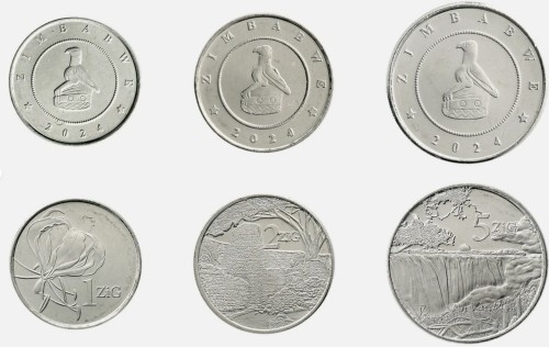 Zestaw Zimbabwe x 3 ZIG 2024