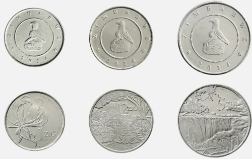 Zestaw Zimbabwe x 3 ZIG 2024