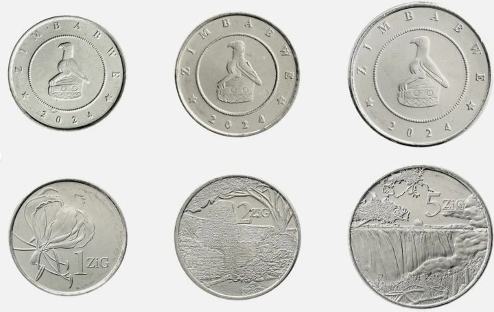 Zestaw Zimbabwe x 3 ZIG 2024