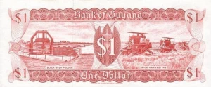 Gujana 1 $ Wodospad Kaiteur 1992 P-21g