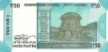 Indie 50 rupii Ghandi/Hampi 2025 P-111i.L