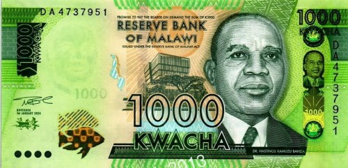 Malawi 1000 MK Kukurydza 2024 P-67g