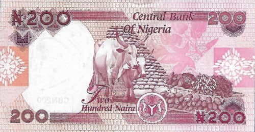 Nigeria 200 naira Bydło 2026 P-47e