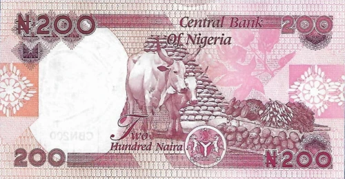 Nigeria 200 naira Bydło 2026 P-47e