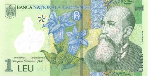 Rumunia 1 leu Nicolas Iorga 2025 P-117q