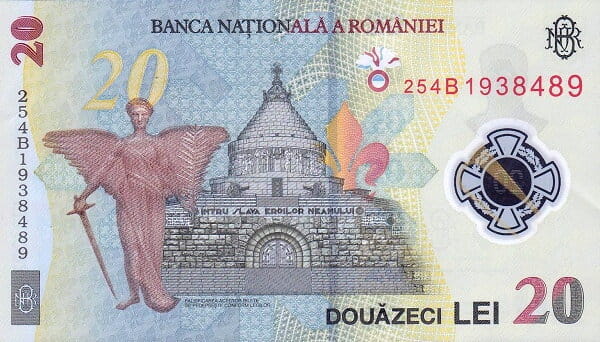 Rumunia 20 RON 2025 P-119A