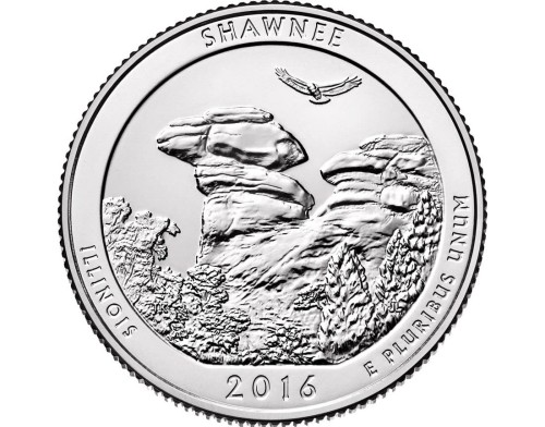 USA 25 c Park narodowy Shawnee 2016 nr 31