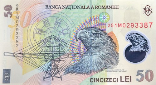 Rumunia 50 RON Orzeł 2025 P-120l