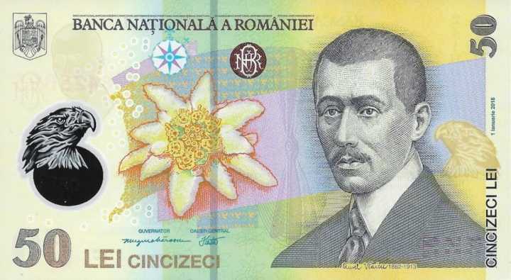 Rumunia 50 RON Orzeł 2025 P-120l