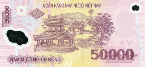 Wietnam 50 000 Dong Chu Tich Ho Minh 2023 P-121q
