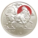 10 euro San Marino Rok bawołu 2022