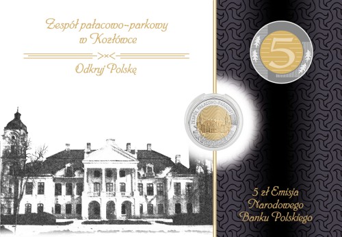 5 zł Zespół pałacowo-parkowy w Kozłówce 2026 nr 23 + blister + kapsel