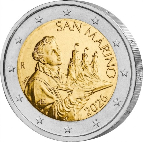 2 euro San Marino Święty Maryn 2026