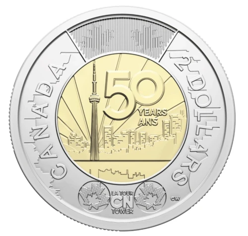 Kanada 2 $ Wieża CN 2026
