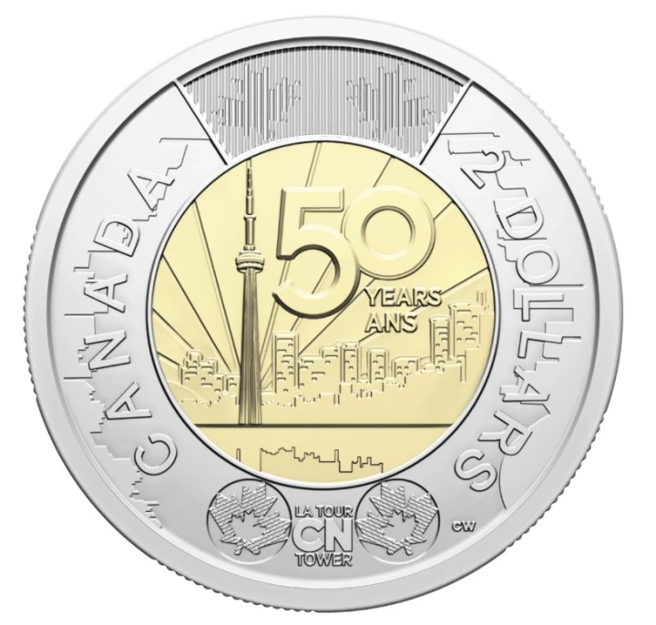Kanada 2 $ Wieża CN 2026
