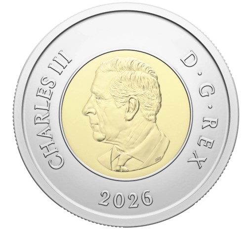 Kanada 2 $ Wieża CN 2026 kolor