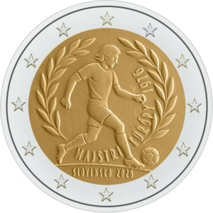 2 euro Słowacja 50. r. zwycięstwa Czechosłowacji w ME 2026